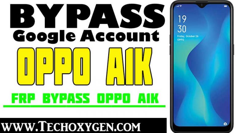 Oppo A1k FRP Bypass Google Account Unlock FRP Oppo CPH1923