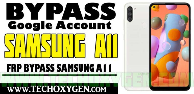 Samsung A11 FRP bypass Tool Android 10 - Without SIM Card